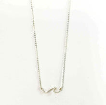 Load image into Gallery viewer, Silver Surf Wave Necklace