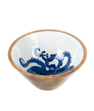 Load image into Gallery viewer, Mango wood bowls Octopus design
