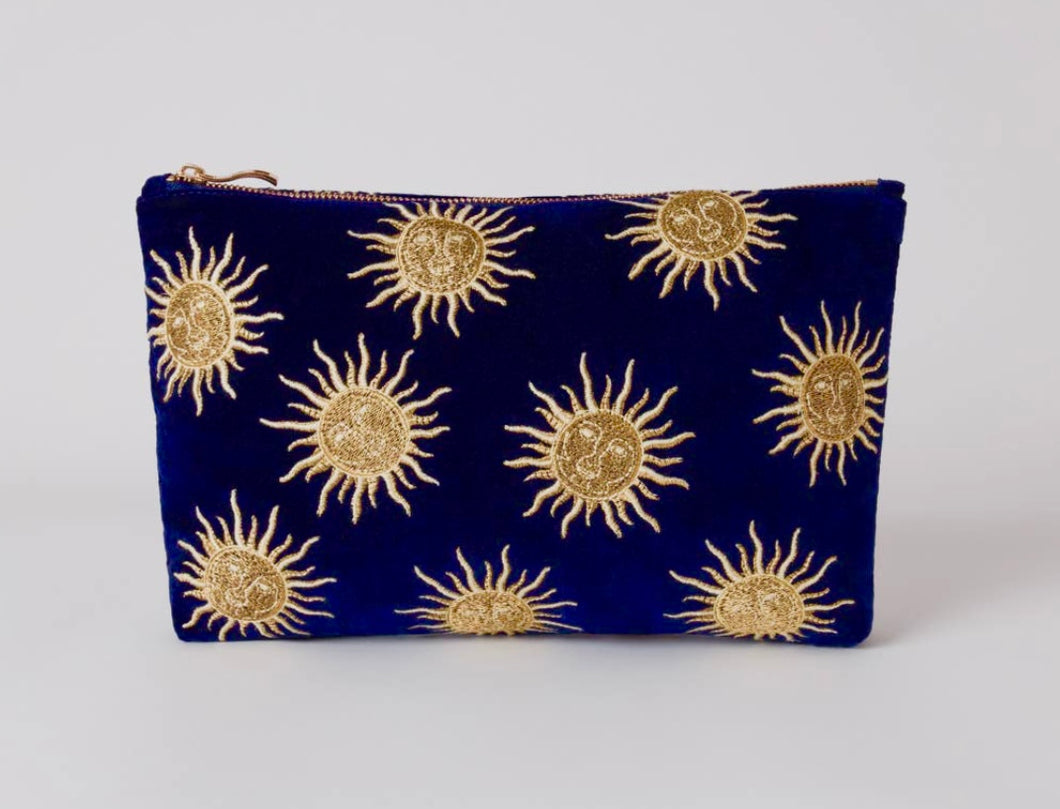 Elizabeth Scarlett large navy every day pouch