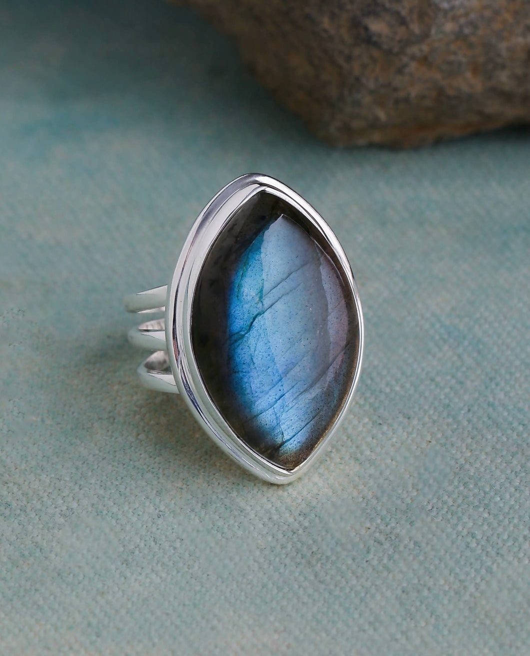 Sterling silver statement ring