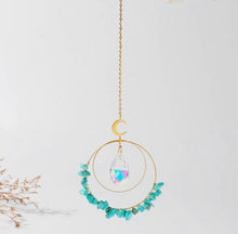 Load image into Gallery viewer, Crystal hanging sun catcher
