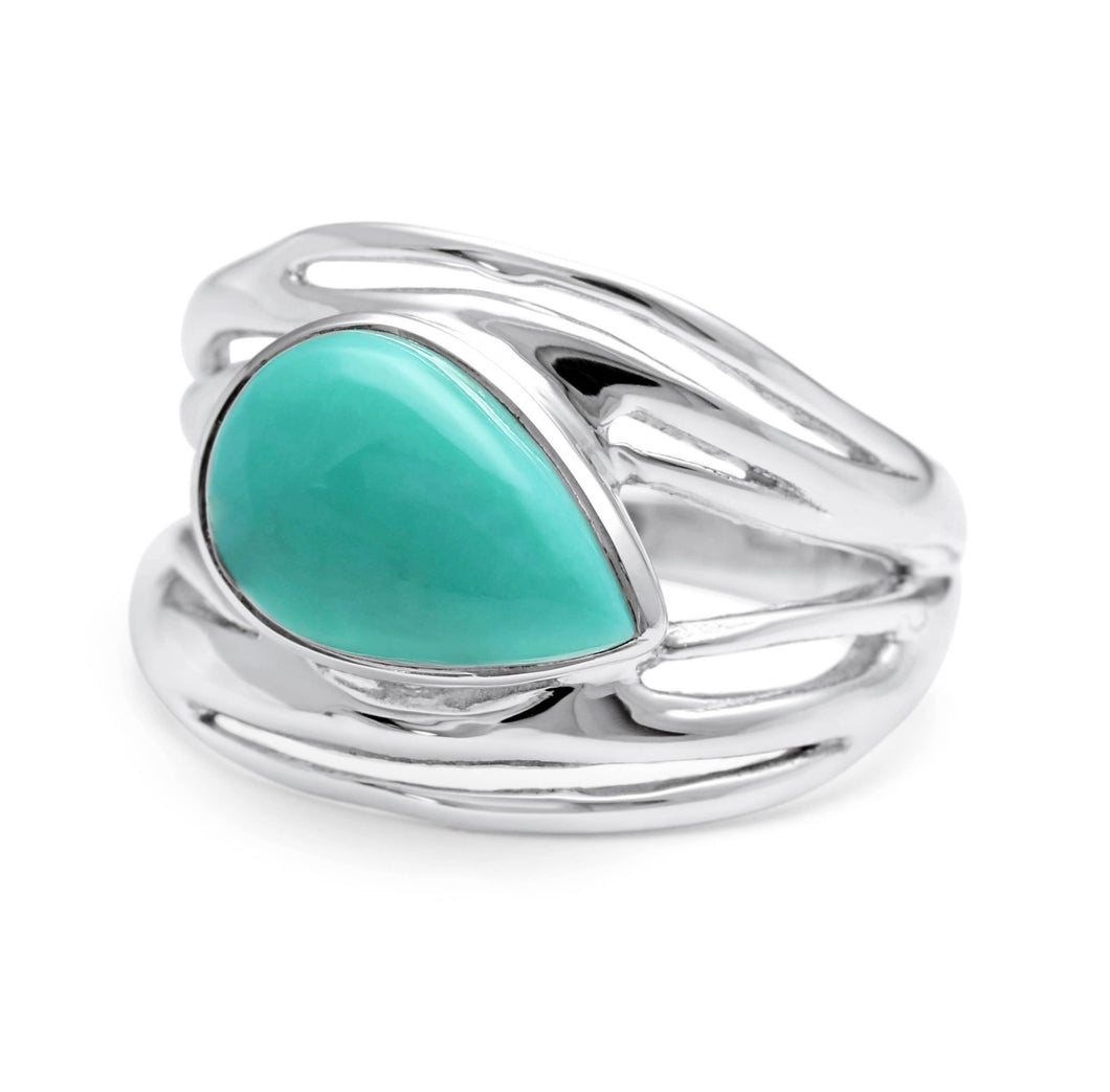 Sterling silver statement ring