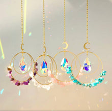 Load image into Gallery viewer, Crystal hanging sun catcher
