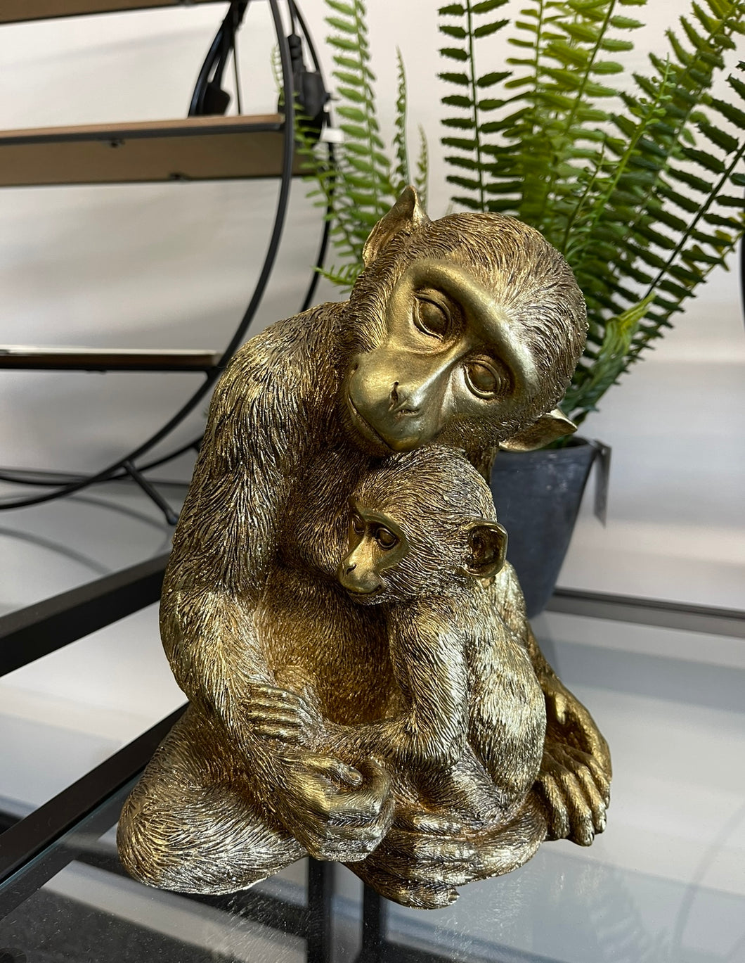 Ornamental Monkey mother and baby