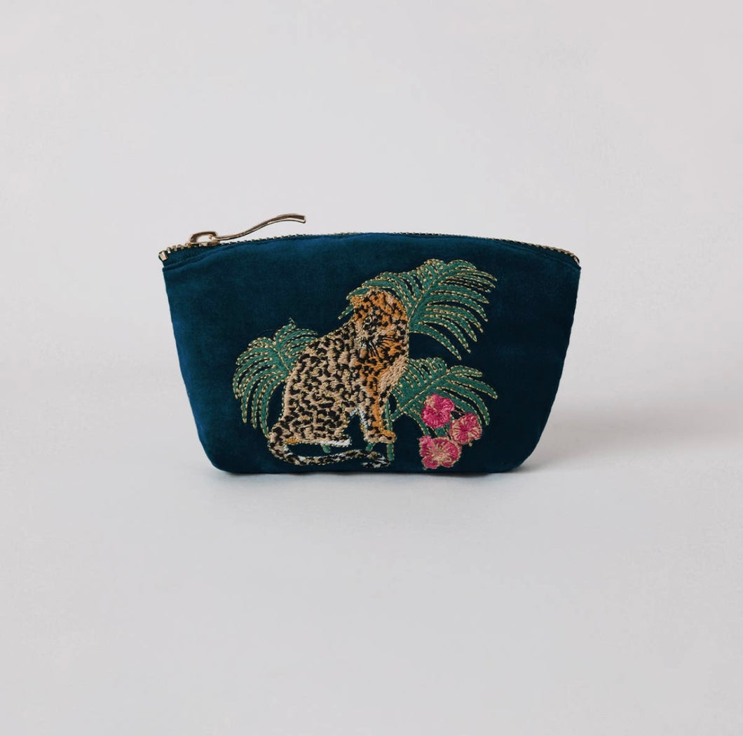 Elizabeth Scarlett Ink blue coin purse