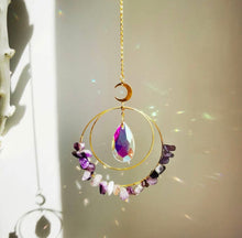 Load image into Gallery viewer, Crystal hanging sun catcher
