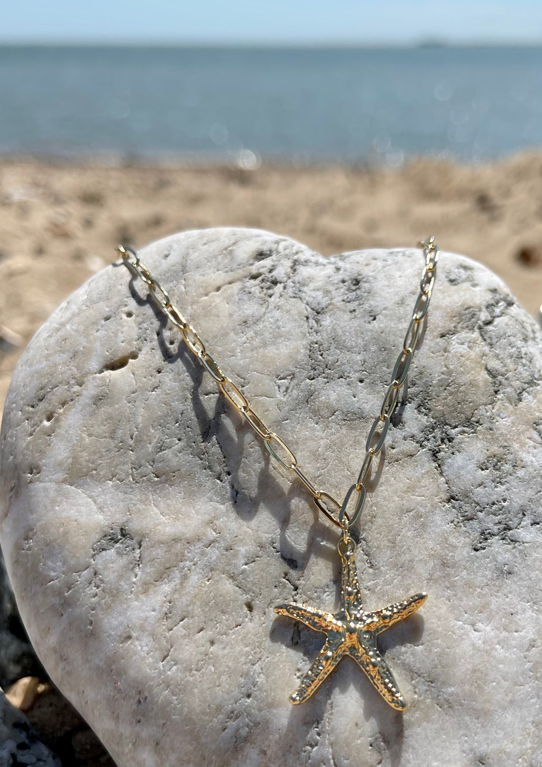 Gold plated Starfish necklace