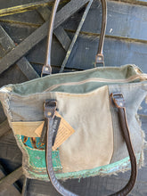 Load image into Gallery viewer, Vintage recycle Military tent bags
